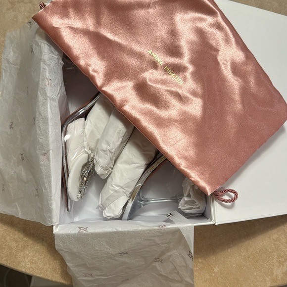 Amina Muaddi Begum Classic Sling 95mm - Picture 5 of 7